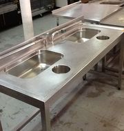 Производство ванн моечных промышленных из нержавеющей стали - foto 0